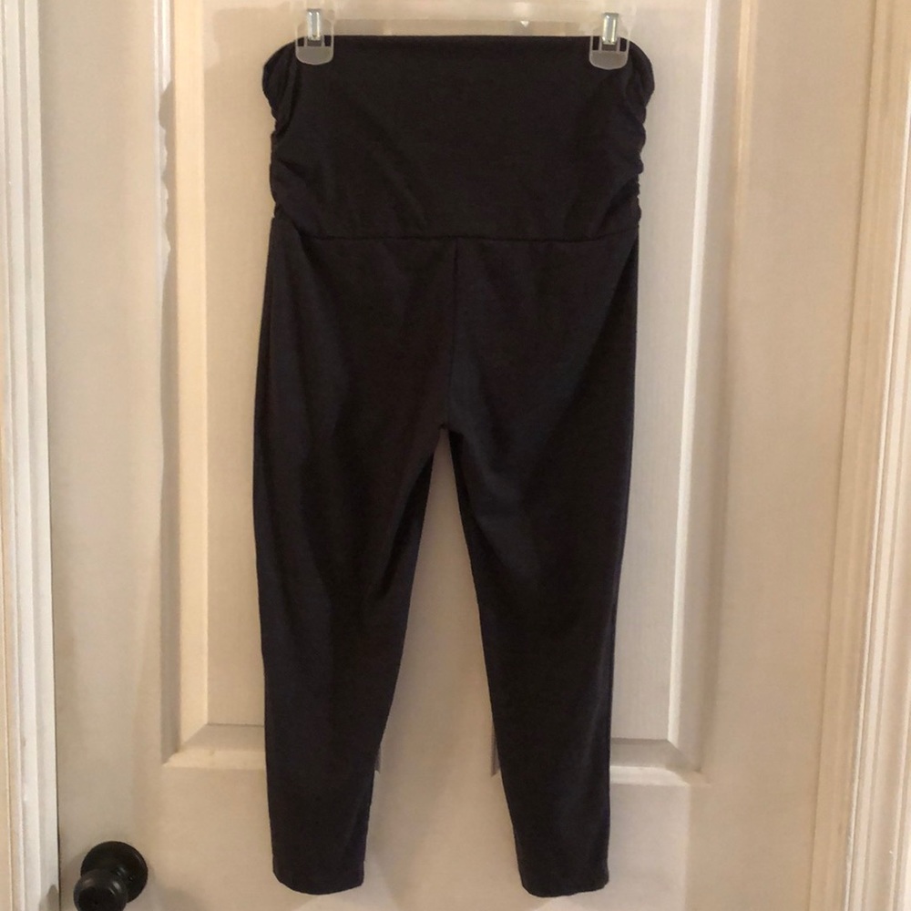 Adorable Dark Grey Cropped Pants - Picture 2 of 4